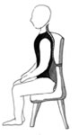 correct sitting posture