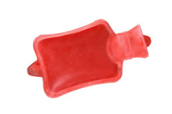 hot water bottle as heat therapy